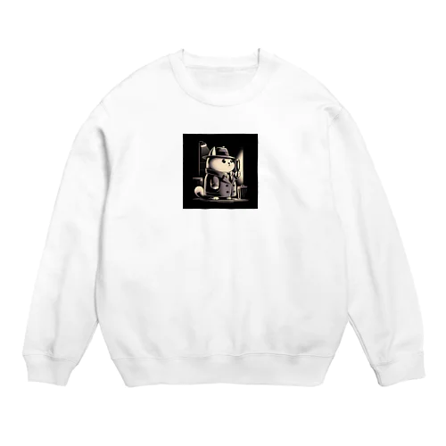 猫探偵 Crew Neck Sweatshirt