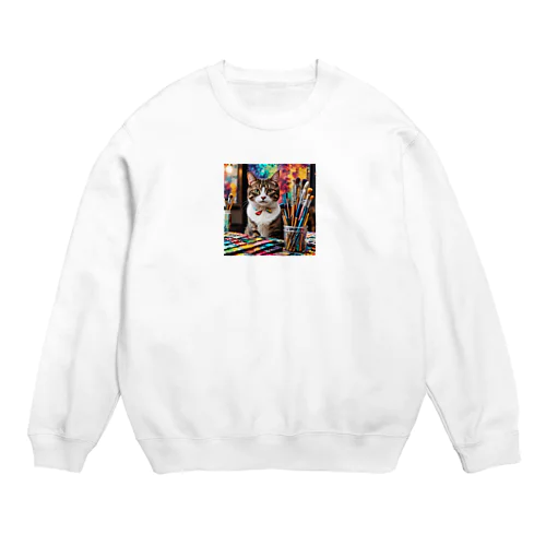 ネコちゃん Crew Neck Sweatshirt