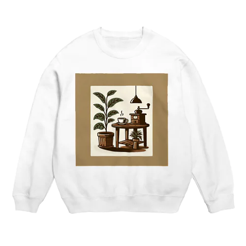 タイムレスカフェ Crew Neck Sweatshirt