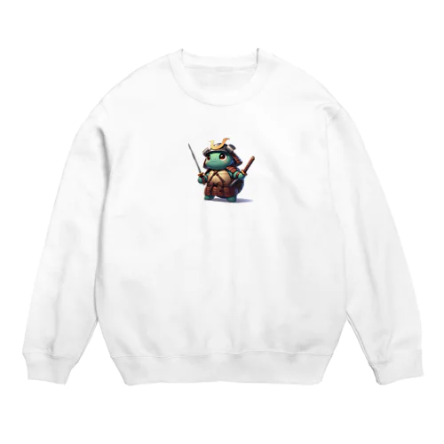 かわいい亀侍 Crew Neck Sweatshirt