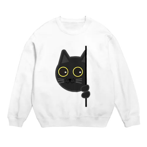 覗き猫 Crew Neck Sweatshirt