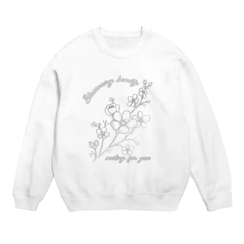 桜の花言葉 Crew Neck Sweatshirt