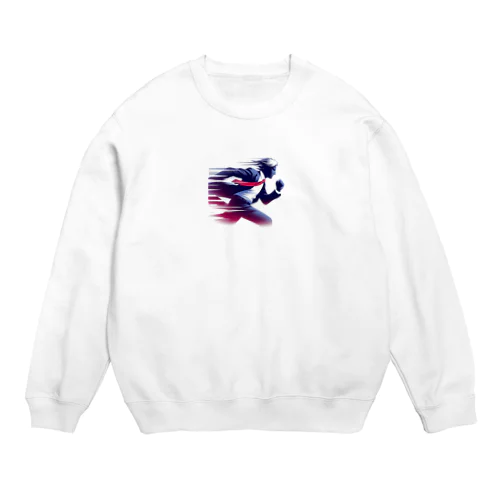 走る！サラリーマン！ Crew Neck Sweatshirt