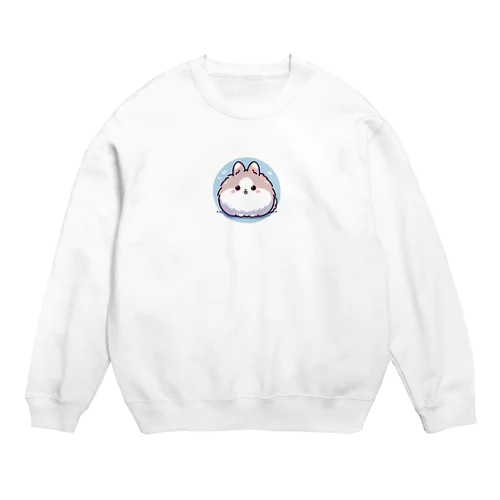 まんまるどうぶつ園 うさぎ Crew Neck Sweatshirt