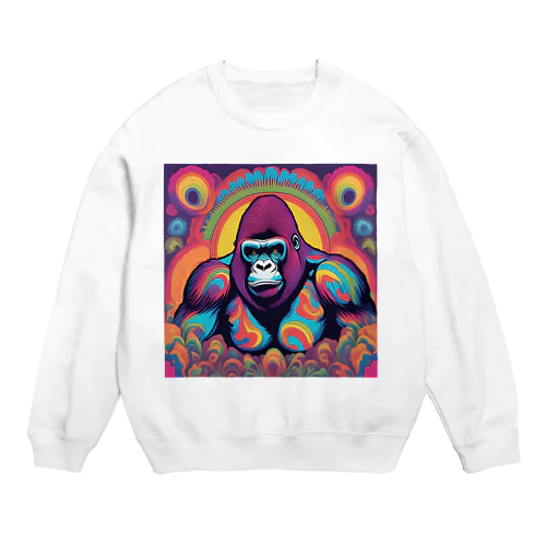 ゴリラゴリラゴリラ Crew Neck Sweatshirt