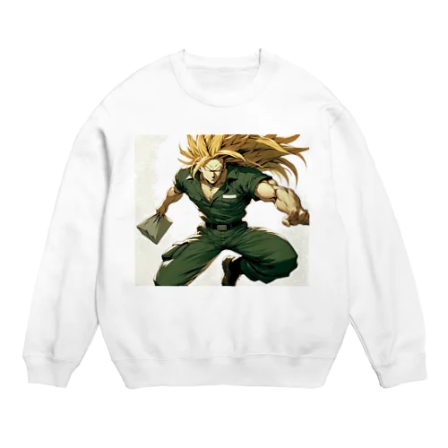 伝説のスーパーデリバリー配達員 Crew Neck Sweatshirt