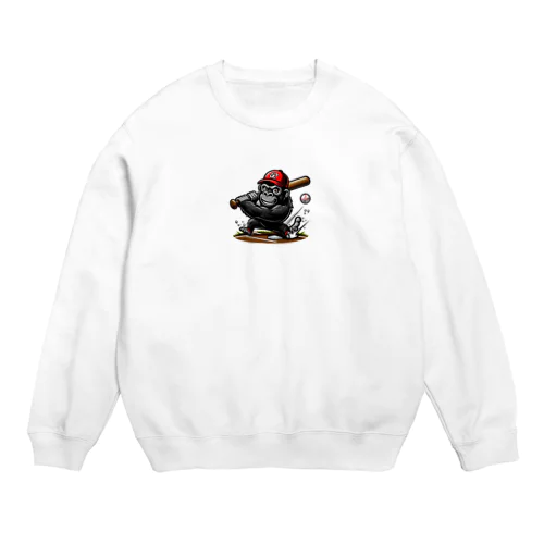 野球ごり Crew Neck Sweatshirt