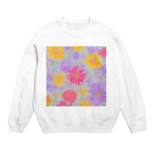 Flower Crew Neck Sweatshirt