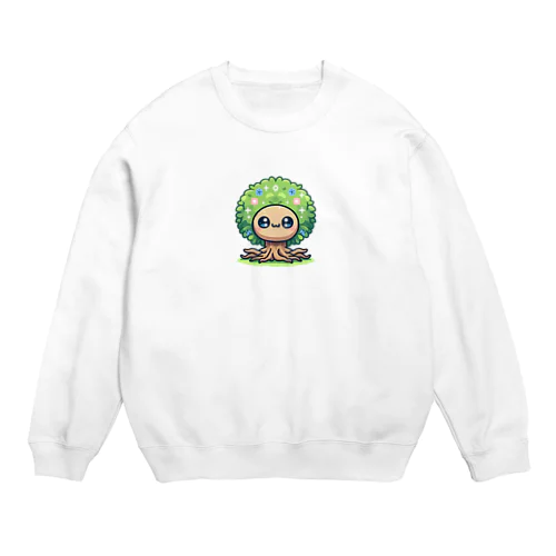 ガジュマルのガジュ子さん Crew Neck Sweatshirt