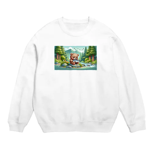 小熊 Crew Neck Sweatshirt