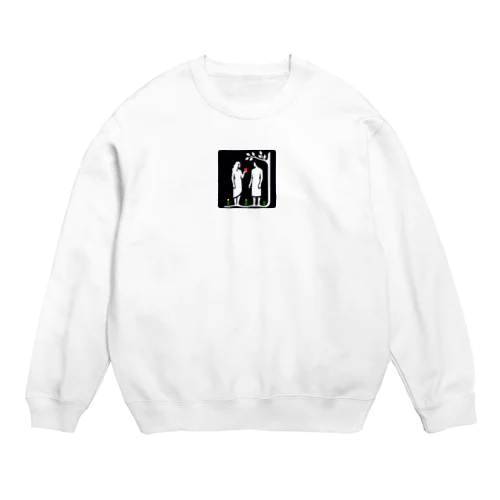 アダムとエバ Crew Neck Sweatshirt