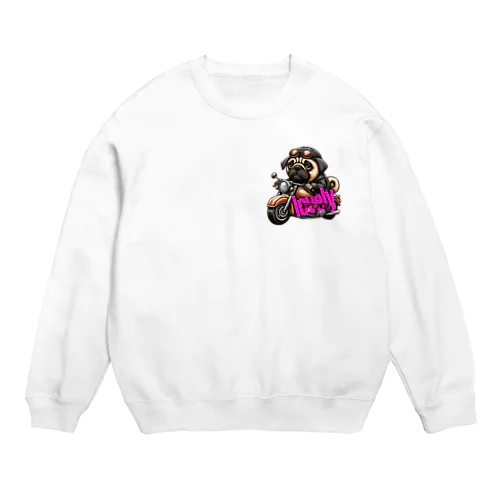 ラブリーパグ Crew Neck Sweatshirt