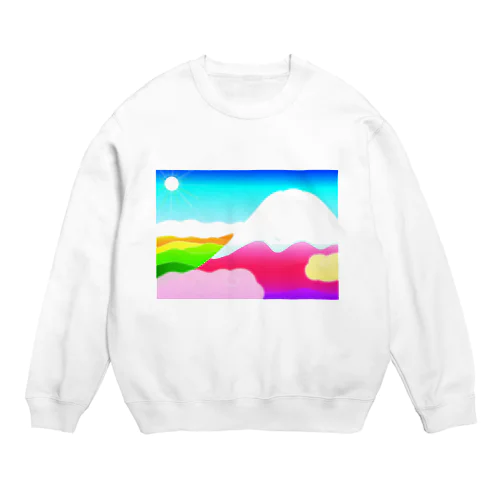 富士山 Crew Neck Sweatshirt