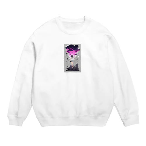 終末廃墟の冒険 Crew Neck Sweatshirt