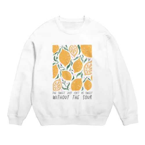 レトロレモンの哲学 Crew Neck Sweatshirt