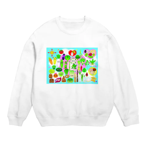 お野菜オールスターズ Crew Neck Sweatshirt