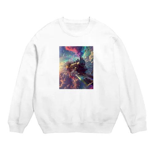 「ガラスの次元を越える旅」 Crew Neck Sweatshirt