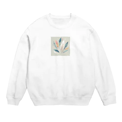 キレイな羽根 Crew Neck Sweatshirt