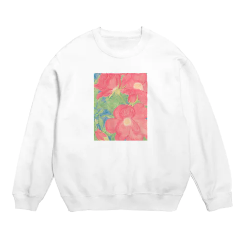 ノックアウト　ばら Crew Neck Sweatshirt