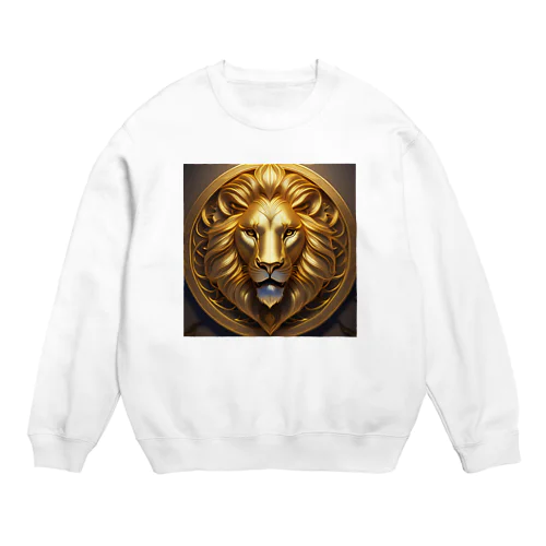 金獅子の紋章・プライド Crew Neck Sweatshirt