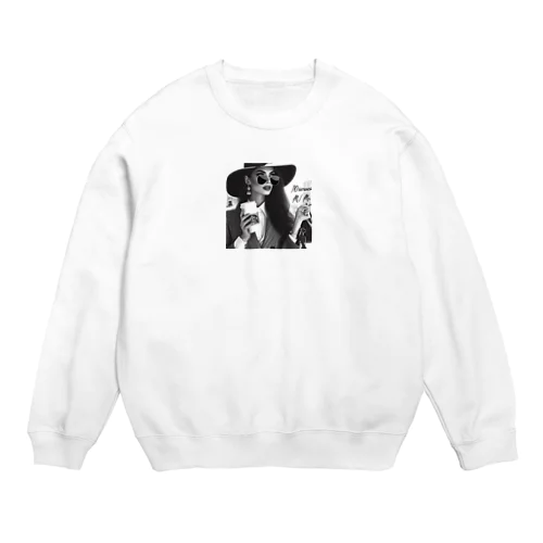 海外ガールのグッズ Crew Neck Sweatshirt