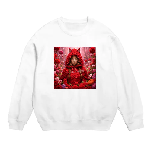 Flower R R H（フラワー・レッド ライディング フード） Crew Neck Sweatshirt