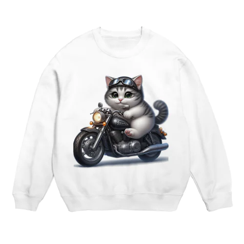 ライダーCAT Crew Neck Sweatshirt