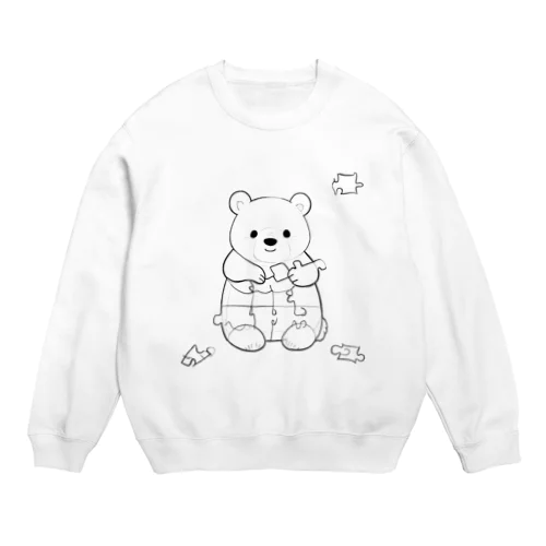 かわいいクマ Crew Neck Sweatshirt