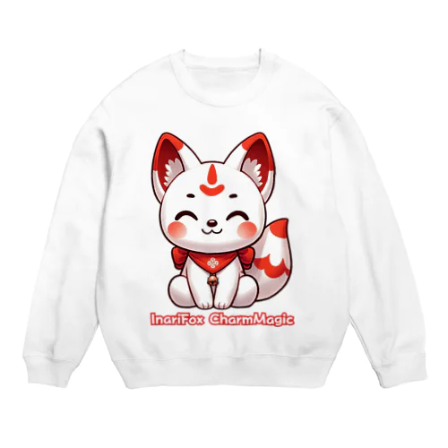 Inari Fox Charm Magic～稲荷の狐3-2 Crew Neck Sweatshirt