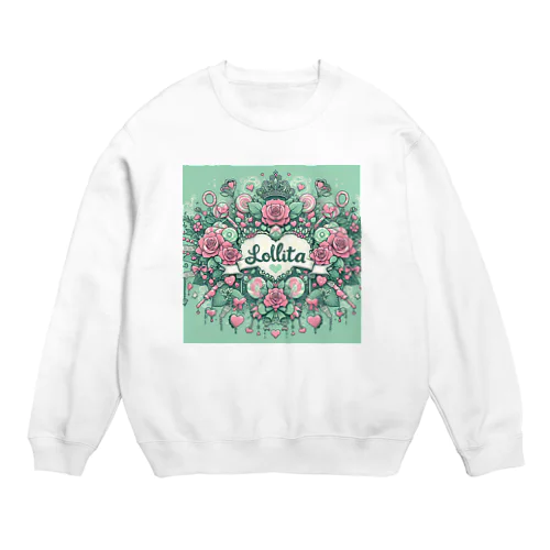 Sweet Lolita 🍭 ミントグリーン Crew Neck Sweatshirt