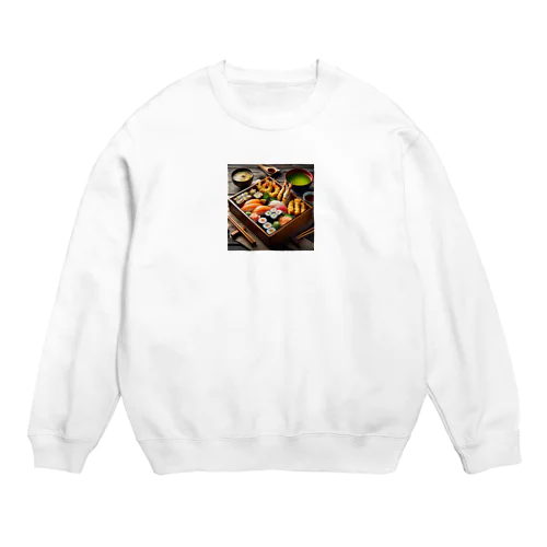 和食クン Crew Neck Sweatshirt