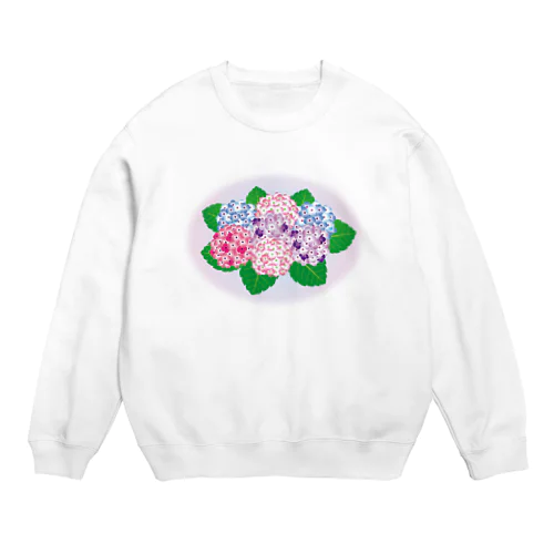 あじさい Crew Neck Sweatshirt