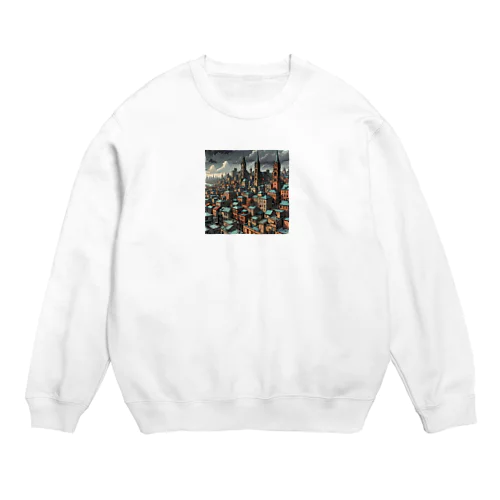 薄暗い街 Crew Neck Sweatshirt