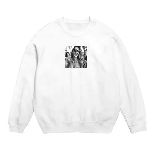 Summer Party Crew Neck Sweatshirt