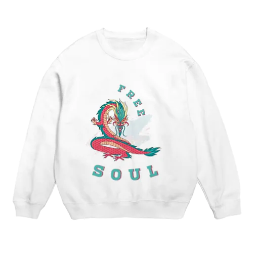 フリーソールドラゴン Crew Neck Sweatshirt