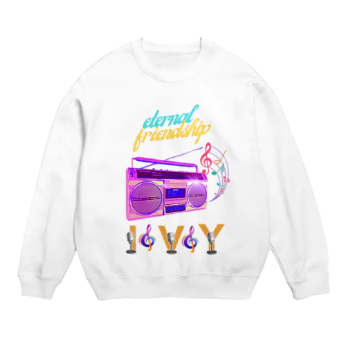 懐かしいラジカセ Crew Neck Sweatshirt