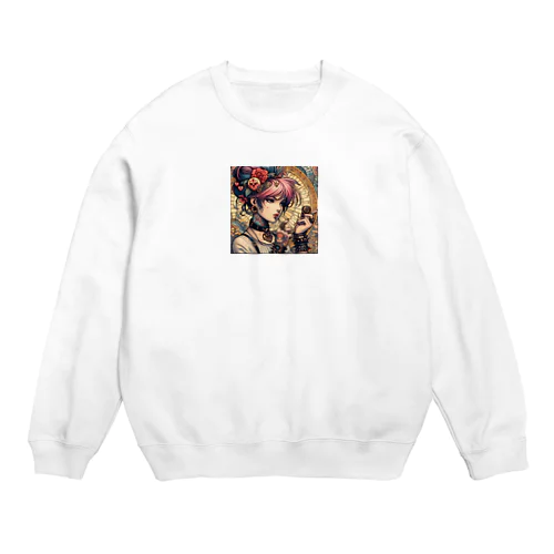 ピンク Crew Neck Sweatshirt