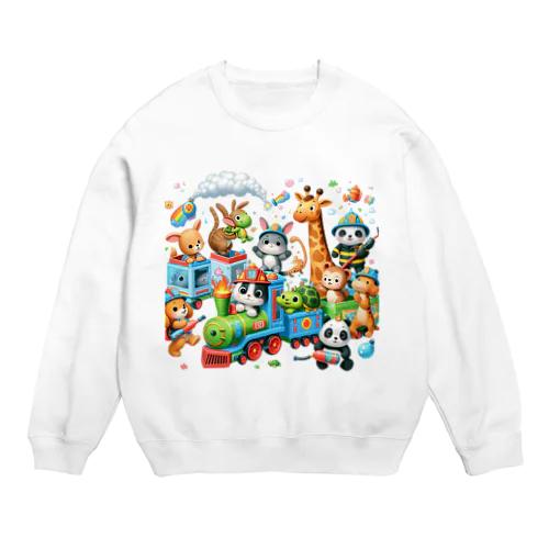 あにまる消防隊 Crew Neck Sweatshirt