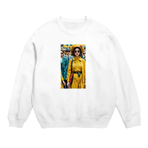 カッコよさ満点 Crew Neck Sweatshirt