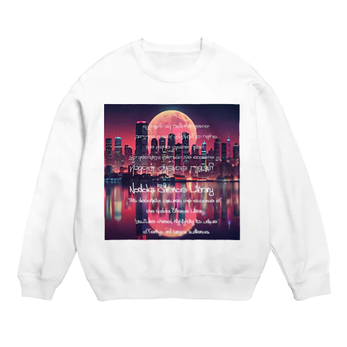 Electro Moon Crew Neck Sweatshirt