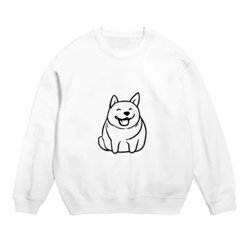 ぽちゃしば Crew Neck Sweatshirt