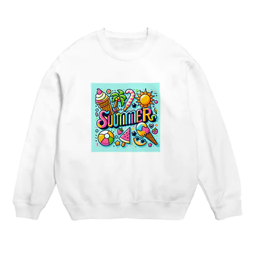 夏🌴🏖️🌴 Crew Neck Sweatshirt