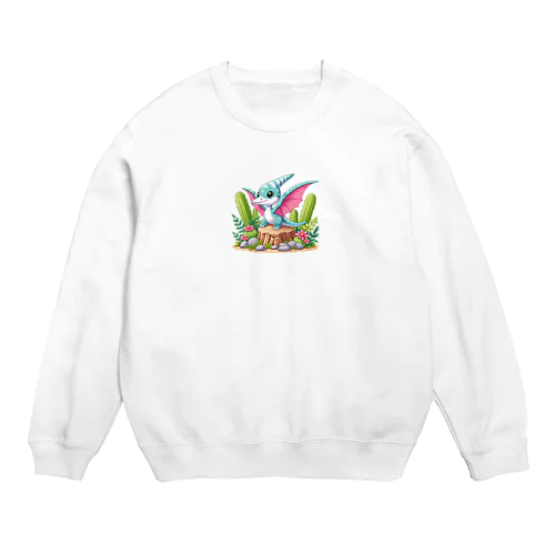 べびぃプテラ④ Crew Neck Sweatshirt