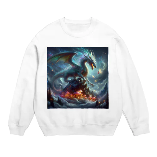 幻想な雰囲気のドラゴン1 Crew Neck Sweatshirt