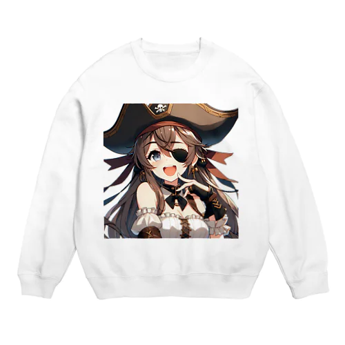 AI美少女リリアの海賊姿 Crew Neck Sweatshirt