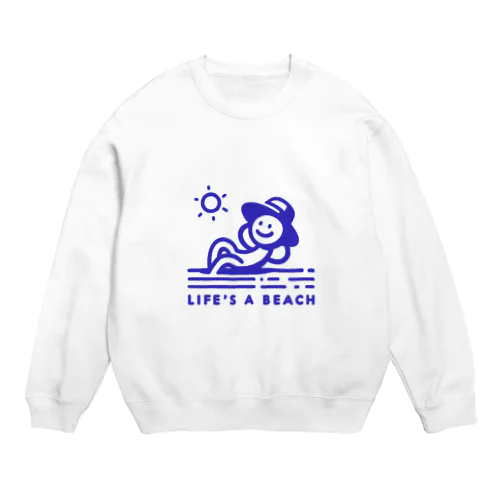 びーちManのグッズ Crew Neck Sweatshirt