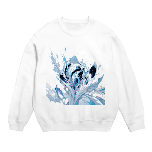 抽象画アート Crew Neck Sweatshirt