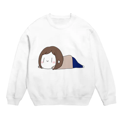 ごろんとしたおとなしさん Crew Neck Sweatshirt