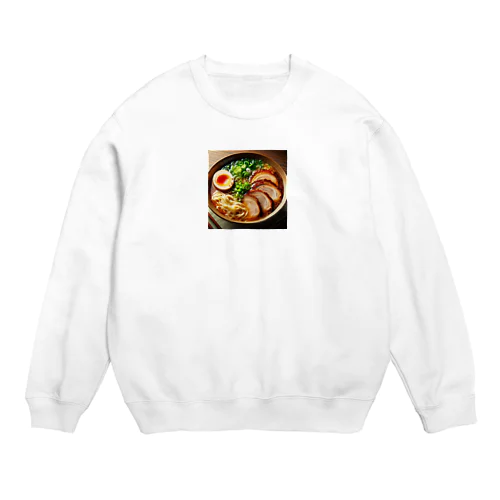 集え。ラーメン好きによるラーメングッズ Crew Neck Sweatshirt