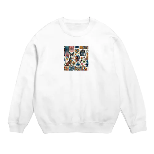 生態系とは芸術である Crew Neck Sweatshirt